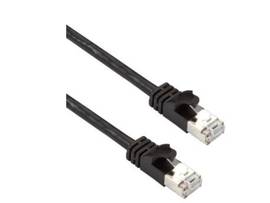 BLACK BOX CORP CAT6A PATCH CABLE F/UTP PVC SNAGLESS BLK 35FT