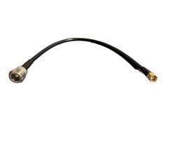 Reverse polarity 1 ft jumper cable