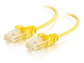 C2G SLIM 3FT CAT6 CABLE - UTP - YELLOW