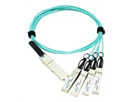 AXIOM 100GBASE-AOC QSFP28 TO 4 SFP28 ACTIVE OPTICAL CABLE EXTREME COMPATIBLE 7M
