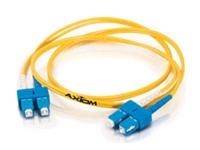 AXIOM LC/LC SINGLEMODE DUPLEX OS2 9/125 FIBER OPTIC CABLE 50M