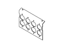LEGRAND-WIREMOLD AC8850 PLATE FOR 4 DUPLEX