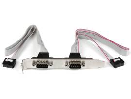 2 PORT DB9 SERIAL PORT BRACKET HEADER