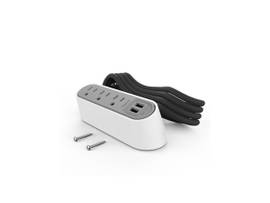 LEGRAND-WIREMOLD DSKTP PWR CTR COMMERCIAL WHT 3 PW