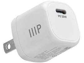 MONOPRICE 20W USB-C MINI CUBIC WALL CHARGER WHITE