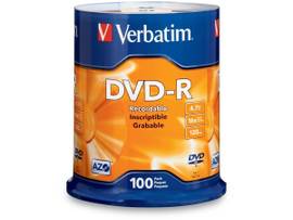 DVD-R 4.7GB 16X 100PK SPDL