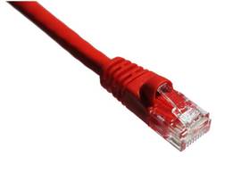 AXIOM 4FT CAT5E 350MHZ PATCH CABLE MOLDED BOOT (RED)