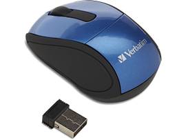 WIRELESS MINI TRAVEL MOUSE BLU
