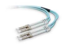 BELKIN FIBER,LC/LC,30M,LO MMD,AQUA,10GB,50/125