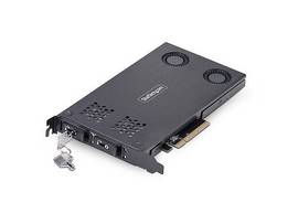 STARTECH DUAL-BAY M.2 NVME SSD TO PCIE X8 REMOVABLE MOBILE RACK; BIFURCATION REQUIRED; TOOL-LESS INSTALLATION
