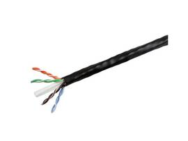 MONOPRICE CAT6 1000FT BLACK CMP UL BULK CABLE_ SOLID (W/SPINE)_ UTP_ 23AWG_ 550MHZ_ PURE BARE COPPER_ REELEX II PULL BOX_ NO LOGO_ BULK ETHERNET CABLE