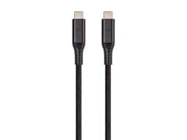 MONOPRICE ATLASFLEX SERIES DURABLE USB 3.2 GEN 2 TYPE-C DATA & POWER KEVLAR REINFORCED NYLON-BRAID CABLE_ 5A/100W_ 1M_ BLACK