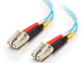 LEGRAND-ORTRONICS 25m LC/LC 10Gb OM3 Multimode Aqua Fiber