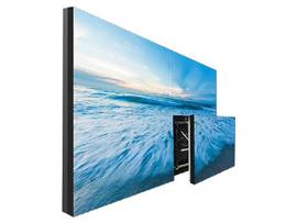 55 inch LG HD Monitor with 1920x1080 resolution, 3.5mm bezel, 500 cd/m2 brightness