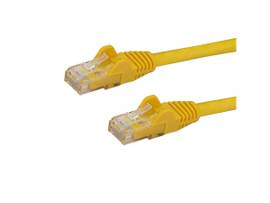35FT CAT6 ETHERNET CABLE YELLOW 100W POE