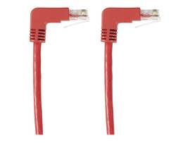 BLACK BOX CORP CAT6 90 DWN TO DWN PATCH CABLE RED 1FT
