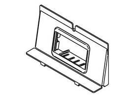 LEGRAND-WIREMOLD RFB4-4BB BRKT W/ONE 2A MI