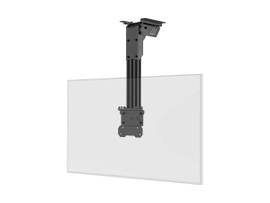 MONOPRICE COMMERCIAL SERIES ADJUSTABLE FOLDING CEILING TV MOUNT FOR LED TVS 10IN TO 40IN_ MAX WEIGHT UP TO 66 LBS._ MAX EXTENSION 15.7IN_ VESA