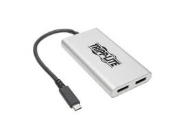 TRIPP LITE ADAPTER THUNDERBOLT 3 TO DUAL SILVER