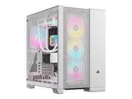CORSAIR 6500D AIRFLOW TEMPERED GLASS SUPER MID-TOWER, WHITE