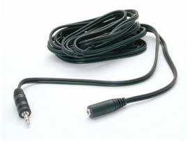 Speaker Extension Audio Cable - 3.5 mm Mini-Jack Left Connector - Male Left Gend