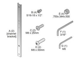 LEGRAND-CHIEF 300MM M8 VERTICAL OFFSET INTERFACE 5017