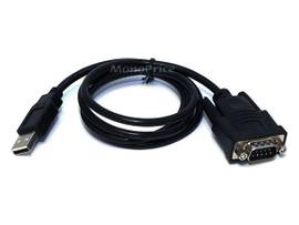 MONOPRICE USB TO SERIAL CONVERT CABLE - 3FT
