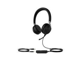 PREMIUM DUAL TEAMS USB-C WIRED HEADSET WITH BUILT-IN BATTERY FOR BLUETOOTH CONNECTIVITY