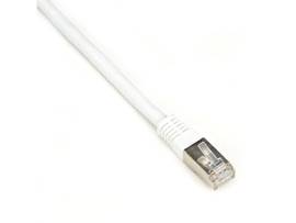 CAT6 250-MHz Molded SlimLine Patch Cable S/FTP CM PVC WH 20FT