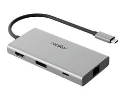 ROCSTOR USB-C DUAL DISPLAY PORTABLE DOCK MULTIPO