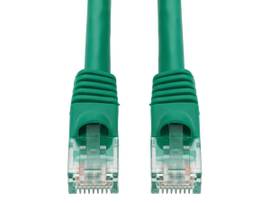 25ft RJ-45 (Male) to RJ-45 (Male) Straight Green Cat5e UTP PVC Copper Patch Cabl