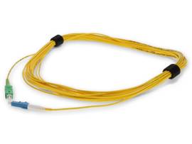 AddOn 8m ASC (Male) to LC (Male) Yellow OS2 Simplex Riser Fiber Patch Cable