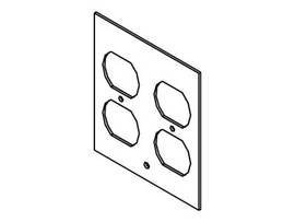 LEGRAND-WIREMOLD TOP PLATE 2 DUP DEV