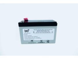 BATTERY TECH BTI APCRBC114-SLA114 12V 6AH SEALED LEAD ACID BATTERY FOR APC BACK-UPS BE450G, BE450G-CN, BE450G-LM, BN4001, BR500CI-IN, BR500CI-RS,