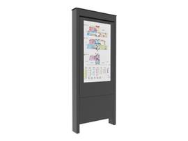 OUTDOOR PORTRAIT KIOSK, LG 49XE4 BLACK