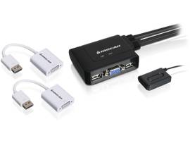 IOGEAR 2-PRT VGA & DP KVM KIT