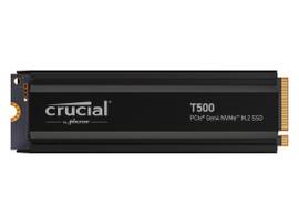 MICRON CRUCIAL T500 2TB PCIE GEN4 NVME M.2 SSD WITH HEATSINK