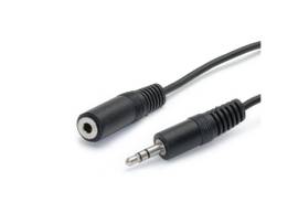 Stereo Extension Audio Cable - 3.5 mm Mini-Jack Left Connector - Male Left Gende