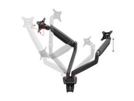 MONOPRICE DUAL MONITOR ADJUSTGAS SPRING DESK MOUNT