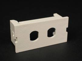 LEGRAND-WIREMOLD 2A DUAL ST MODULE UNLOADED LT GY (PKG OF 25)