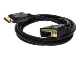 ADD-ON10.0FT DP TO DVI M/M BLACK ADAPTER