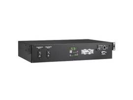 TRIPP LITE 5.8KW 208/240V SINGLE-PHASE ATS/MONITORED PDU - 16 C13, 2 C19 & 1 L6-30R OUTLETS, DUAL L6-30P INPUTS, 10 FT. CORDS, 2U, TAA