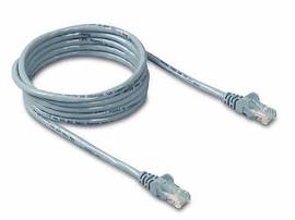 BELKIN CAT5E SNAGLESS PATCH CABLE 12 GRAY