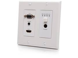 C2G HDBASET HDMI VGA WALL PLATE TRANSMITTER