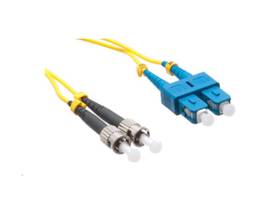 AXIOM SC/ST SINGLEMODE DUPLEX OS2 9/125 FIBER OPTIC CABLE 0.5M