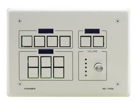 KRAMER RC-74DL(W) US-SIZE RC-7 L WHT DESIGN FRAME PSU POWER CORD MUD RING LABEL SET SCREWDRIVER