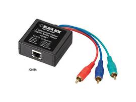BLACK BOX CORP MALE COMPONENT VIDEO/DIGITAL AUDIO BALUN