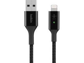 BELKIN SMRT LED CBL, A-LTG, BR, 4 , BLK