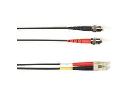 1m (3.2FT) STLC BK OM1 MM Fiber Patch Cable INDR Zip OFNP