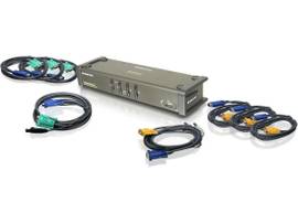 IOGEAR SWTCH 4P DUAL VIEW KVM